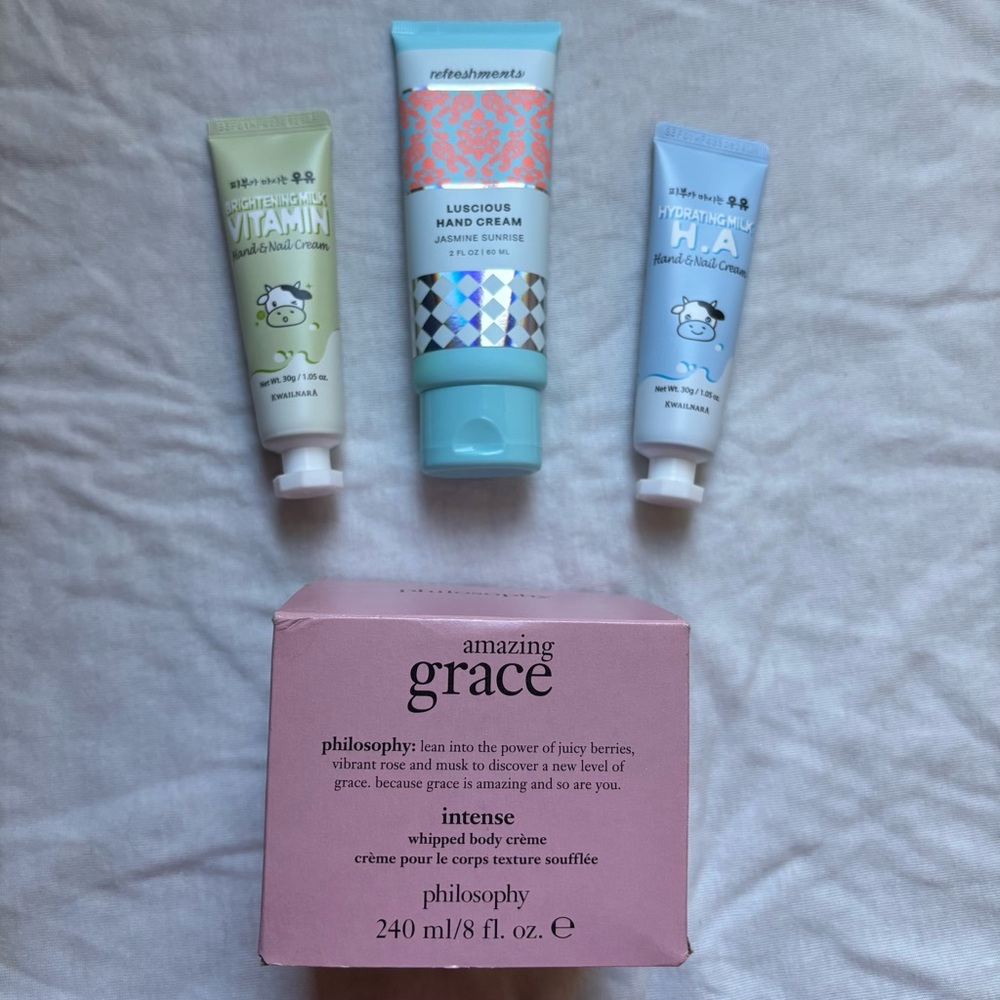 Bundle of 4 Lotion / Cream Products
